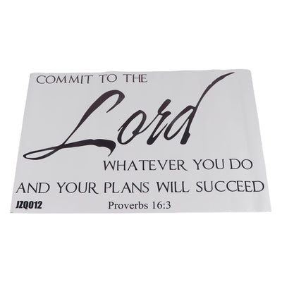 Adhesive Quote Motto Wall Sticker Bedroom Living Room Wall Decal Home Decoration