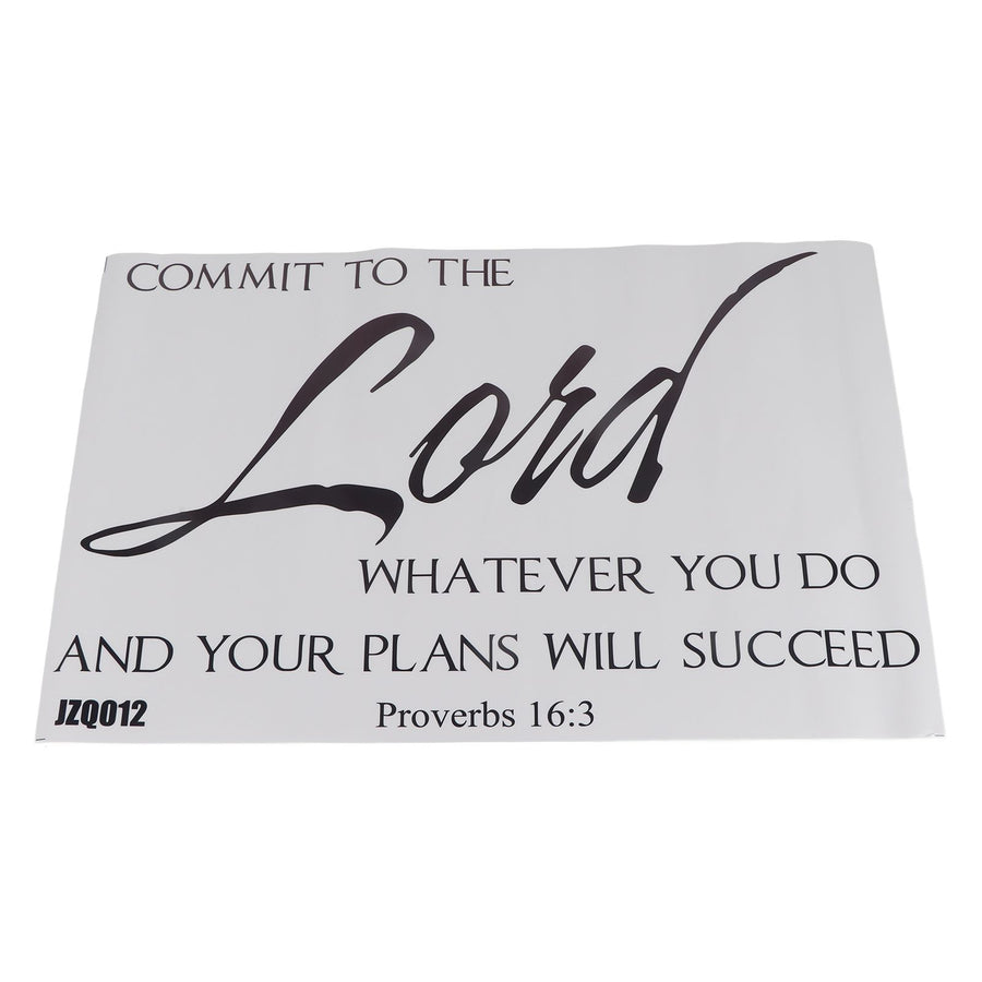 Adhesive Quote Motto Wall Sticker Bedroom Living Room Wall Decal Home Decoration