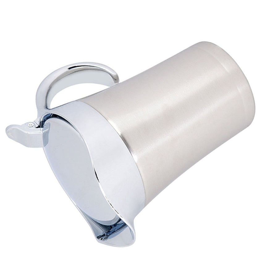 304 Stainless Steel Thermal Insulated Double Wall Sauce Gravy Boat Pot Serving Jug(L, 750ml)