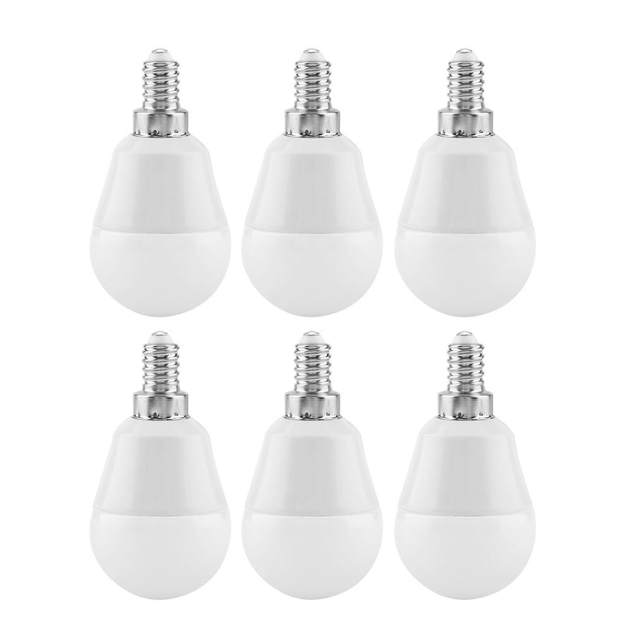 6pcs E12 5W LED Bulb Warm White Light Candelabra Daylight AC85V‑265V