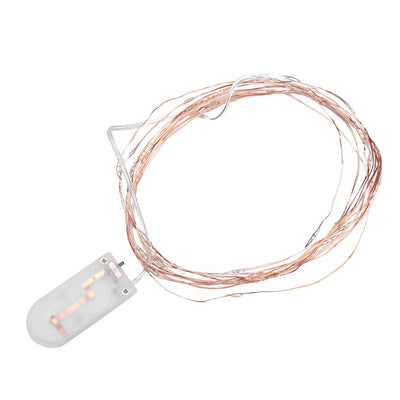 3m 30LEDs Copper Wire Battery Powered String Fairy Light Xmas Wedding Lamp DIY (Colorful)