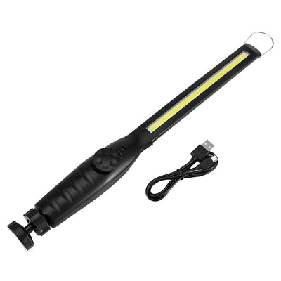 Portable 600lm High Bright LED Flashlight USB Rechargeable Torch Light with Magnet Working