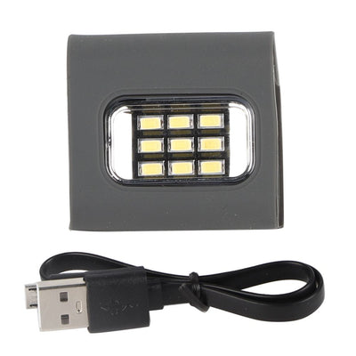Portable COB Light Night USB Charging Safety LED Lamp for Outdoor Sports Running Cycling