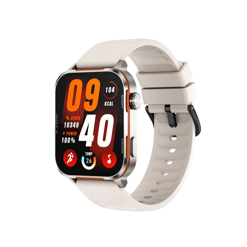 AI-WATCH2 Full Touch Screen Smart Fitness Watch for Men Women，Gray