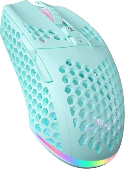 SOLAKAKA SM600 Honeycomb Shell Gaming Mouse Wireless,green