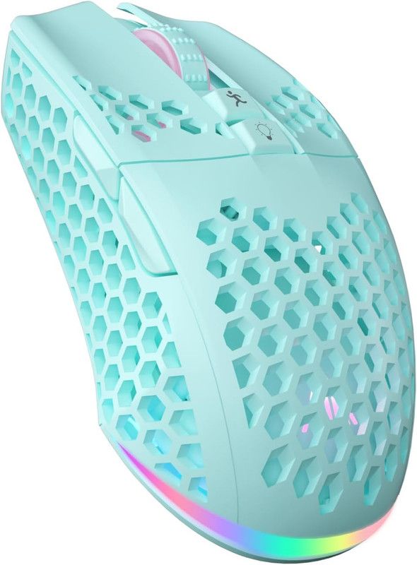 SOLAKAKA SM600 Honeycomb Shell Gaming Mouse Wireless,green