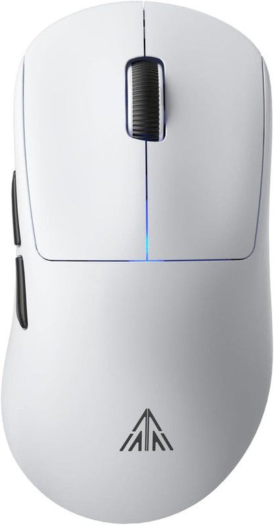 SOLAKAKA SM850 Ergonomic Tri-Mode Wireless RGB Gaming Mouse，white