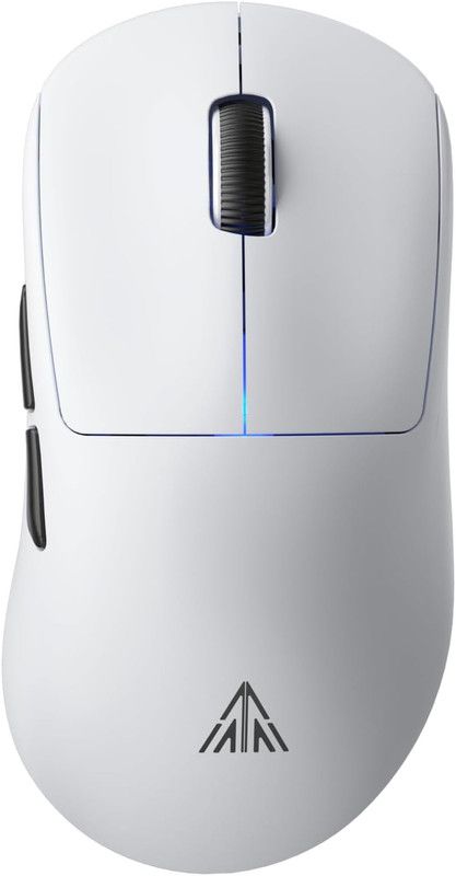 SOLAKAKA SM850 Ergonomic Tri-Mode Wireless RGB Gaming Mouse，white