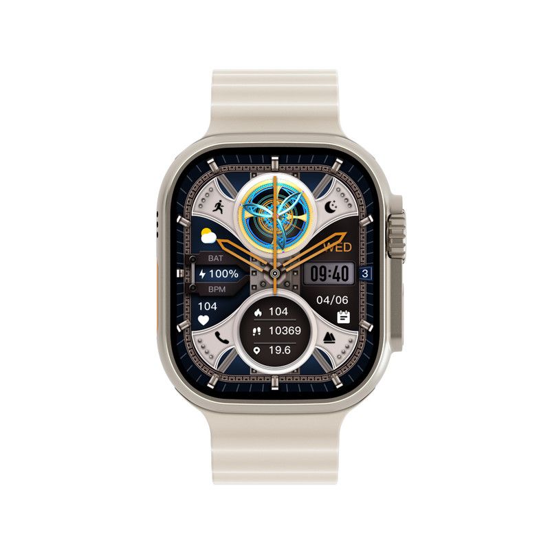 UltraAi3 5G Smart Watch, Retractable Rotating Camera，silver