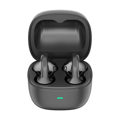 Y63 Zero Pressure Open Ear Wireless Earbuds Bluetooth 6.0 Heavy Bass Headphones，black