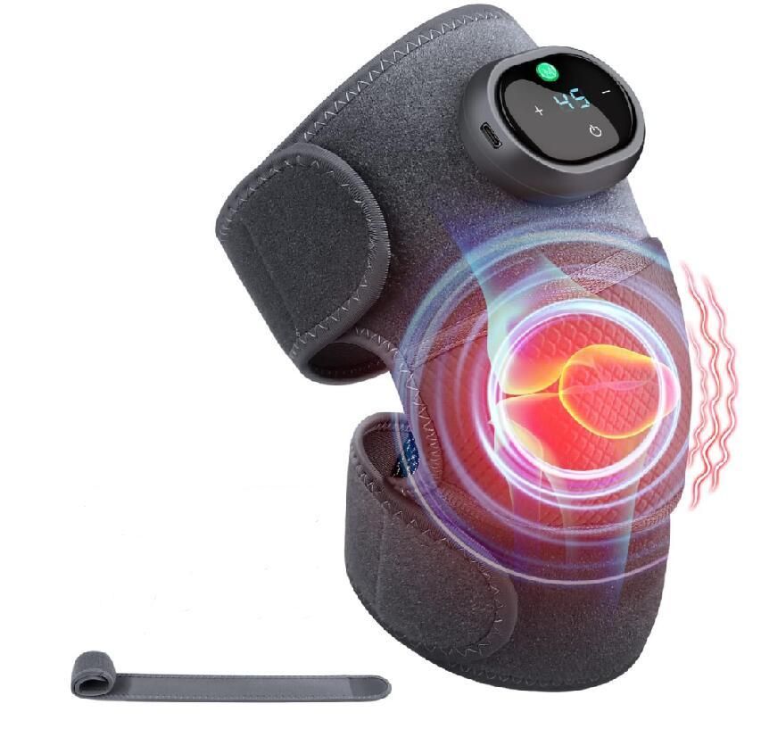 Heating Massage Knee Brace, Three-in-one Knee, Shoulder and Elbow, Portable Wireless Hot Compress Massage, Relieve Joint Pain and Pressure