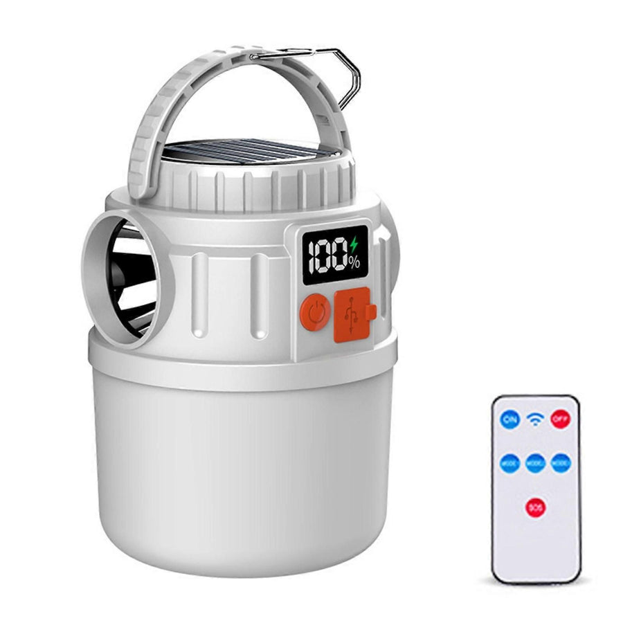 Multiple Function LED Camp Lamp Equipped With Solar Device 7 Brightness Grades And Crisis Lighting Multicolor