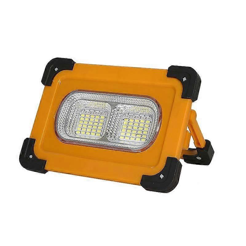 LED Portable Solar Lamp Fast Charging Rechargeable Light with Rotatable Handle for Outdoor Camping Emergency Home Large
