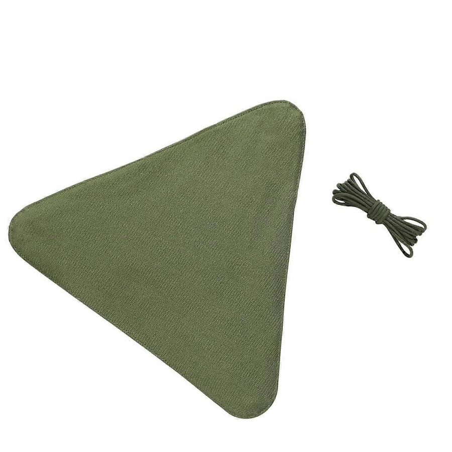 Durable Nylon Camping Stool with Stable Triangle Design, Breathable Seat Cover for Fishing and Hiking