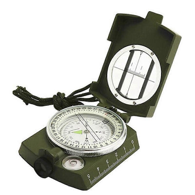Waterproof High Precision Compass Outdoor Gadget Sports Hiking Mountaineering Professional Metal