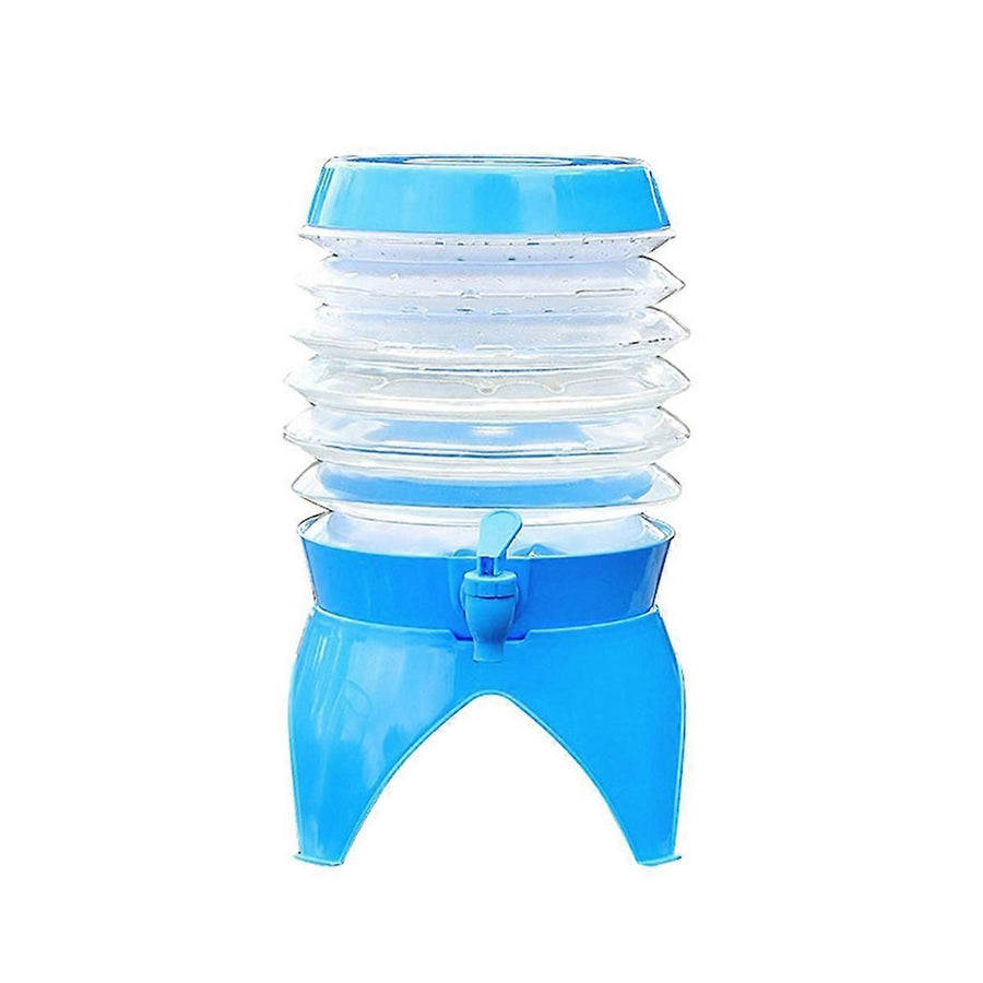 Outdoor Foldable Water Container Camping Folding Water Bucket 5.5L