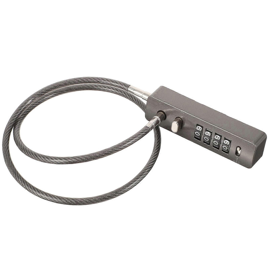 Combination Cable Lock Password 4-Digit Security Lock for Bicycles