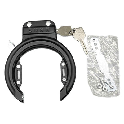 Outdoor Bicycle Horseshoe Lock - Fully Enclosed Steel Pipe Anti-Theft Lock with 2 Keys for Bicycles, Cycling and Gifts