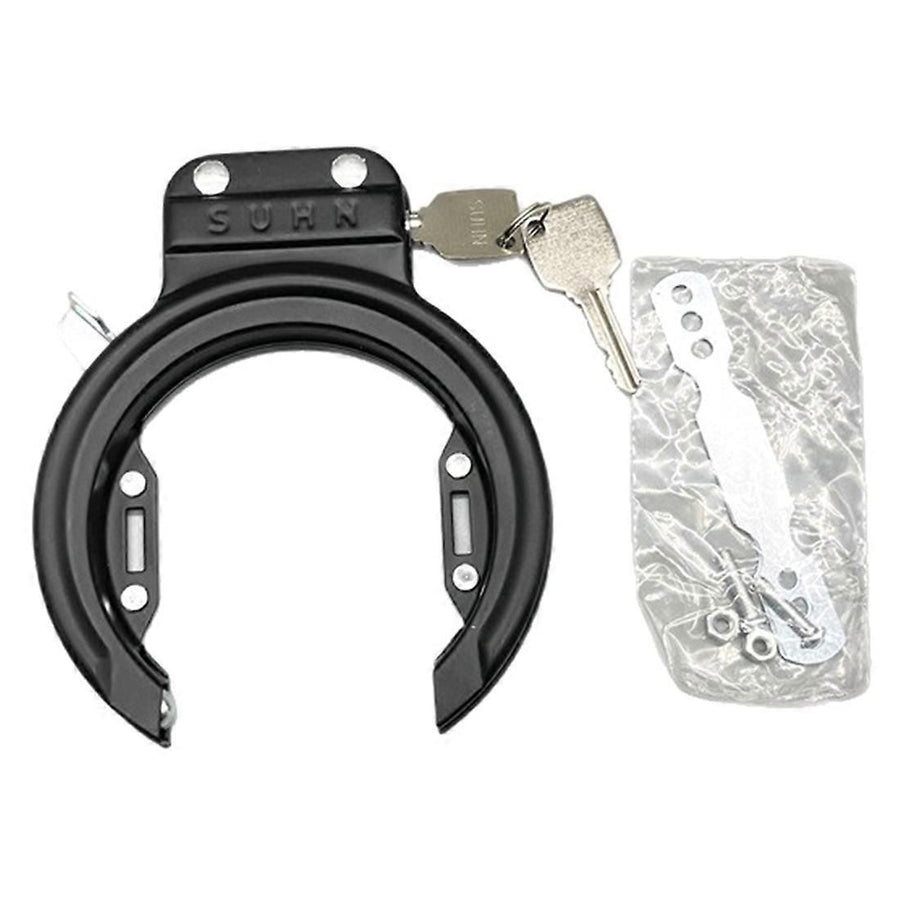 Outdoor Bicycle Horseshoe Lock - Fully Enclosed Steel Pipe Anti-Theft Lock with 2 Keys for Bicycles, Cycling and Gifts