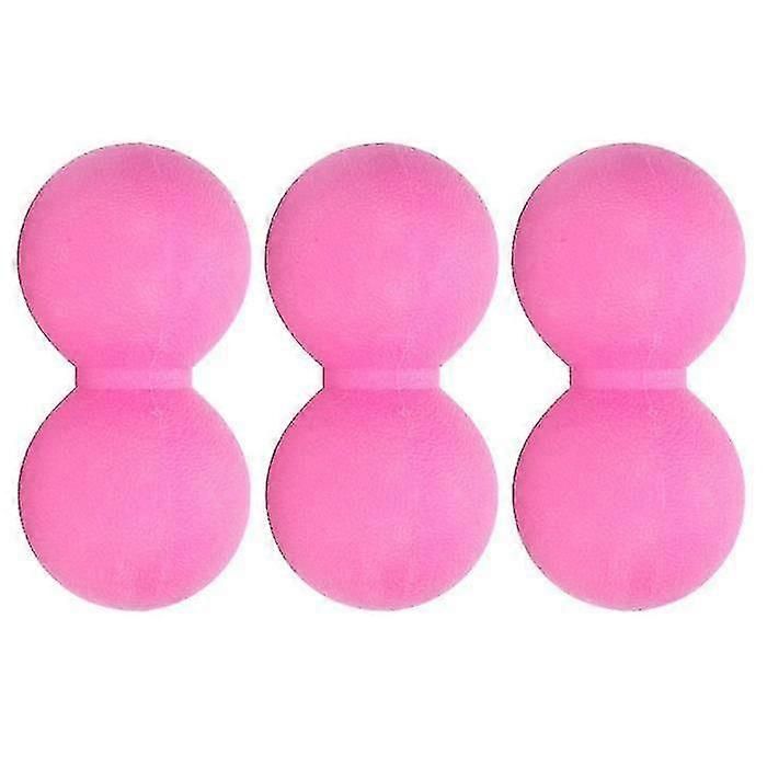 Peanut Massage Ball 3pcs Silicone Massage Ball Peanut Shape Muscle Relaxation Massage Ball