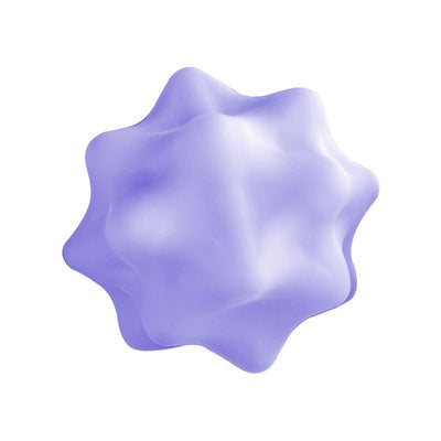 Fitness Massage Ball for Myofascial Release, Deep Tissue Trigger Point Therapy for Muscle Recovery, Back, Neck, Shoulder and Foot Massage - Purple