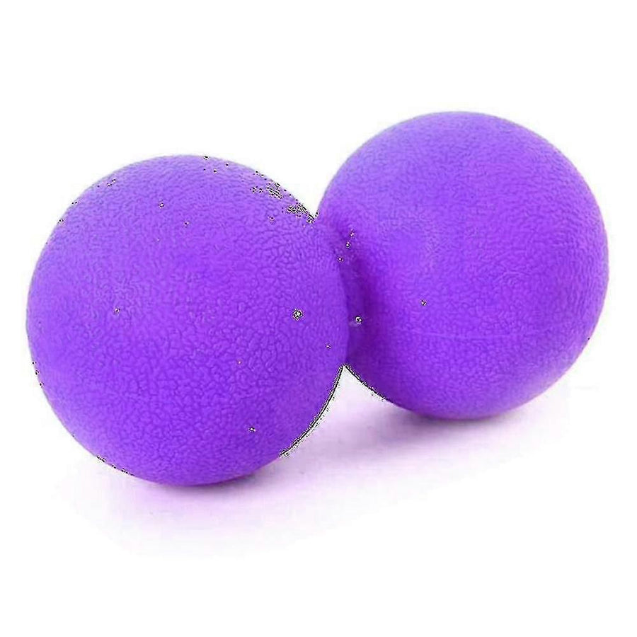 Purple Peanut Massage Ball - Double Lacrosse Massage Ball & Mobility Ball Deep Tissue Massage