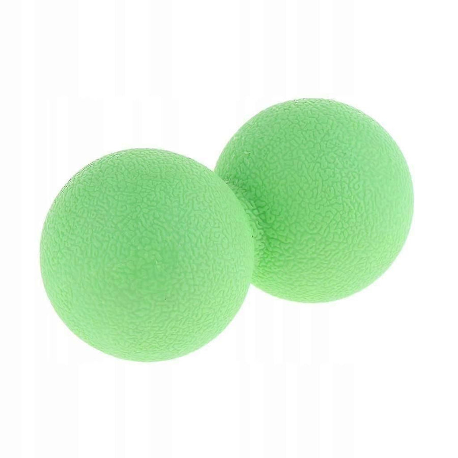 Green Peanut Massage Ball - Double Lacrosse Massage Ball & Mobility Ball Deep Tissue Massage