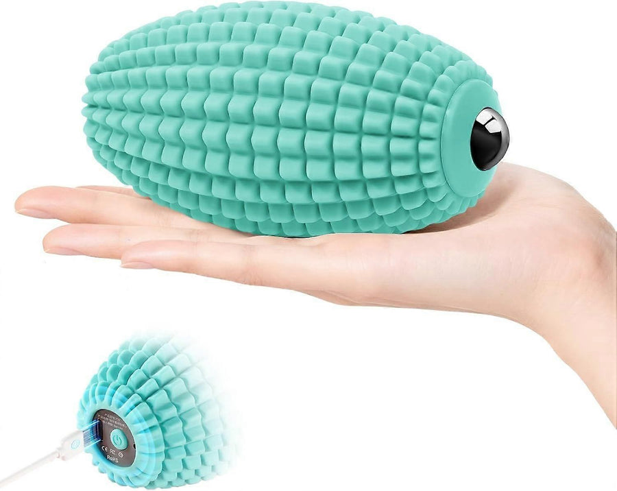 Vibrating Massage Ball for Muscle Recovery, Silicone Myofascial Massage Ball