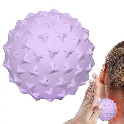 TPE Massage Ball for Deep Tissue Muscle Massage, Trigger Point Therapy, Yoga, Fitness and Muscle Recovery - Purple