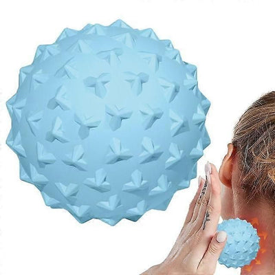 TPE Massage Ball for Deep Tissue Muscle Massage, Trigger Point Therapy, Yoga, Fitness and Muscle Recovery - Blue