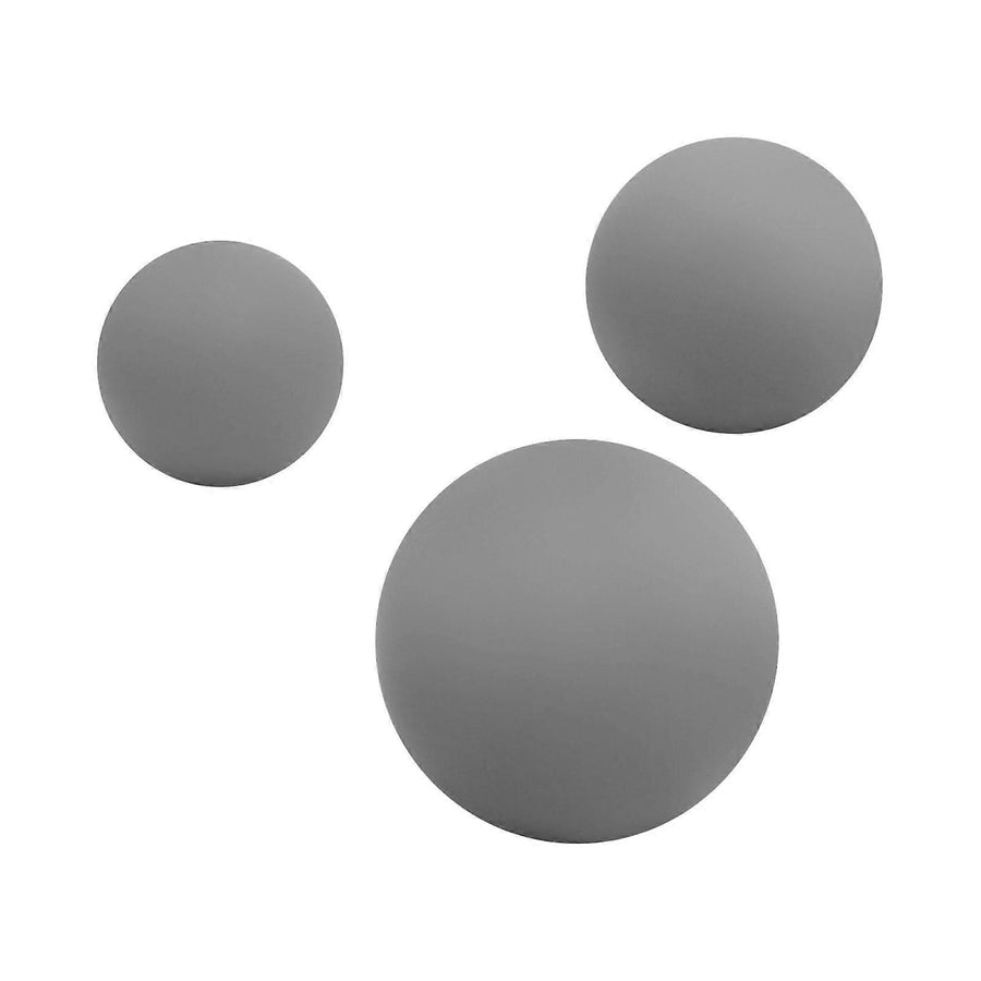 3Pcs Massage Balls Back Massage Equipment Yoga Balls for Women Training Yoga - Gray