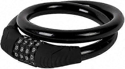 Bike Lock,4-Digit Password Bicycle Lock Portable Anti Theft Bike Password Lock for Bicycles, Motorbike, Electric Bicycles (Black)