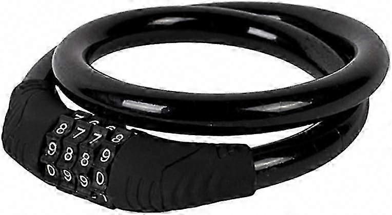 Bike Lock,4-Digit Password Bicycle Lock Portable Anti Theft Bike Password Lock for Bicycles, Motorbike, Electric Bicycles (Black)