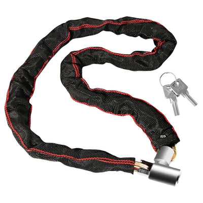Bicycles Lock Heavy Duty Cycling Locks for Cycle, Motorcycle, Bicycles Locks High Security Bike Chain Lock with 2 Key Multicolor - 85cm