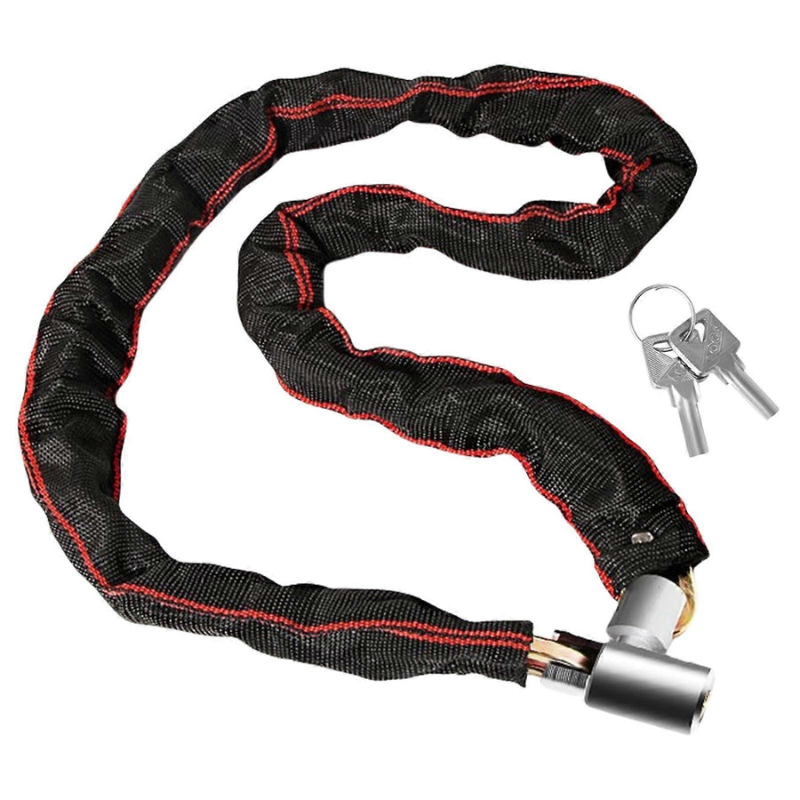 Bicycles Lock Heavy Duty Cycling Locks for Cycle, Motorcycle, Bicycles Locks High Security Bike Chain Lock with 2 Key Multicolor - 105cm