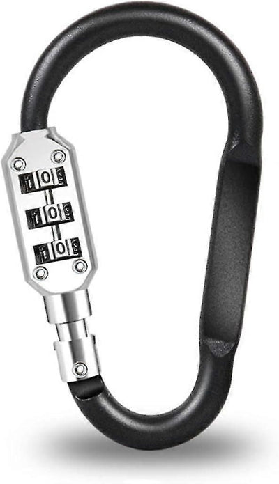 Bike Lock Cable 3 Digit Resettable Combination Cable Lock, Portable Bicycle Code Lock For Outdoor, Small Security Bicycle Lock , For Bike,black