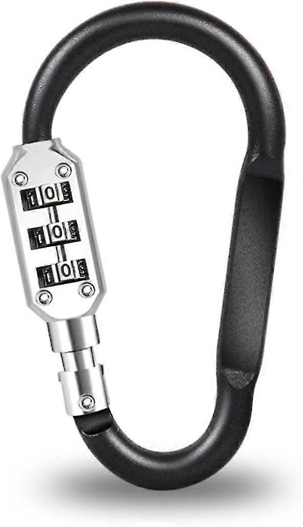 Bike Lock Cable 3 Digit Resettable Combination Cable Lock, Portable Bicycle Code Lock For Outdoor, Small Security Bicycle Lock , For Bike,black