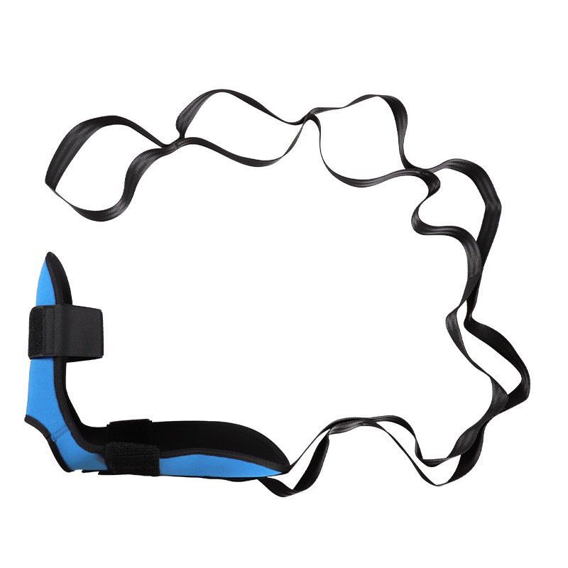 Yoga Stretch Strap, Foot & Leg Stretching Strap, Flexibility Strap for Ankle Ligament, Fascia, Muscle & Physical Therapy - Blue