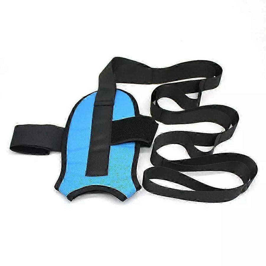 Yoga Stretching Strap for Physical Therapy, Non-Stretch Exercise Strap with Foot Loop for Pilates, Dance & Flexibility Training