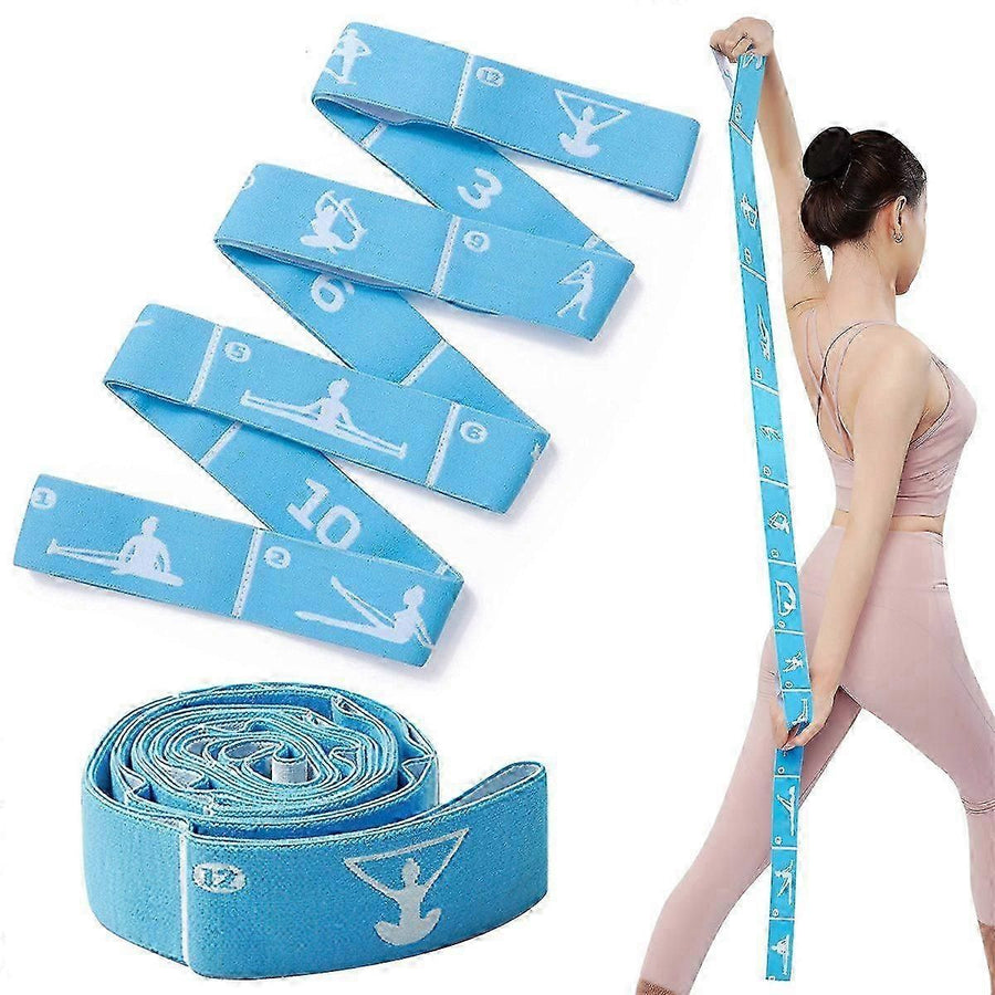 Exercise & Fitness Bands: Stretch Strap, Yoga Stretching, Workout Resistance Bands