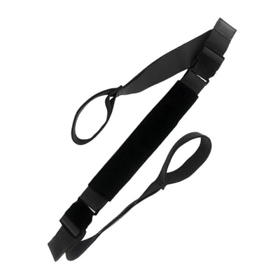 Yoga Strap Yoga Stretching Strap Premium Fitness Portable Exercise Dance - Black