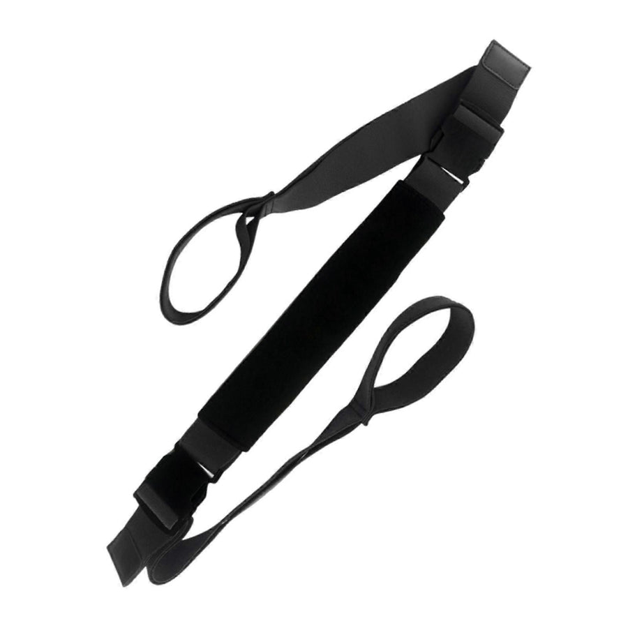 Yoga Strap Yoga Stretching Strap Premium Fitness Portable Exercise Dance - Black
