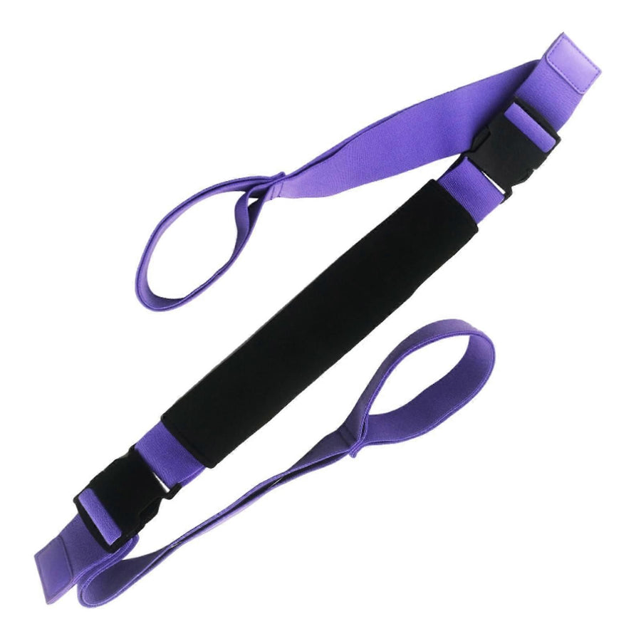 Yoga Strap Yoga Stretching Strap Premium Fitness Portable Exercise Dance - Purple