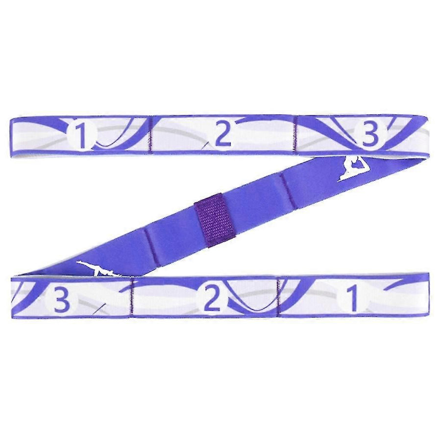 Yoga Pull Strap Belt Multifunctional Yoga Stretching Strap Or Women Men Adults - Blue
