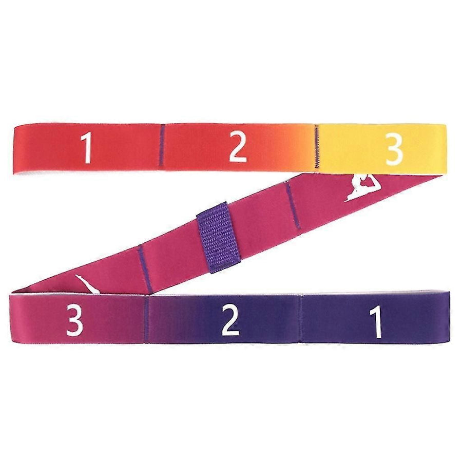 Yoga Pull Strap Belt Multifunctional Yoga Stretching Strap Or Women Men Adults - Mixed Color