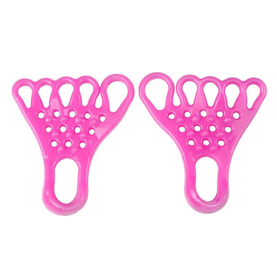 Yoga Stretching Belt Foot Stretcher Calf Tendonitis Ankle Strap Bands Yoga Stretch Strap Calf Leg Foot Stretcher - Pink