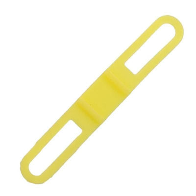2pcs Bicycle Silicone Band High Stretch Silicone Straps Bicycle Fixing Straps - Yellow