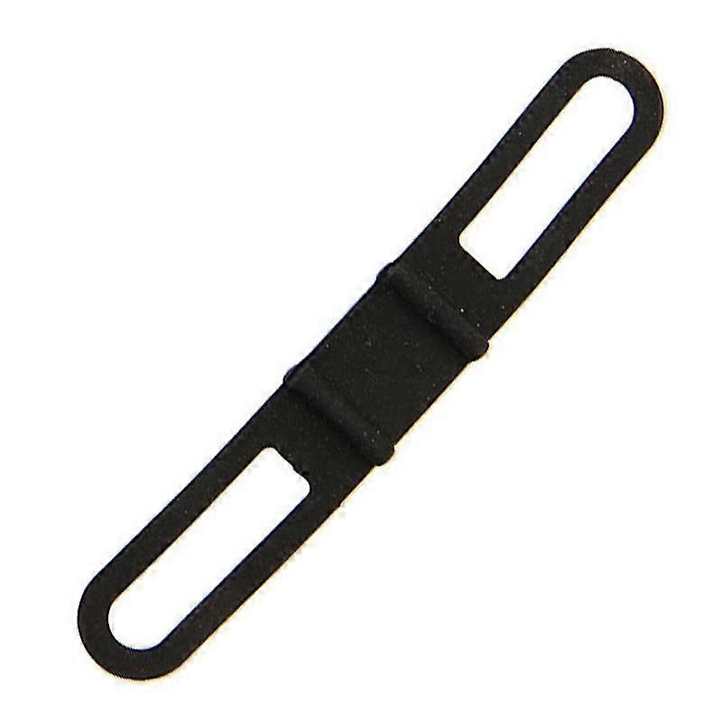 2pcs Bicycle Silicone Band High Stretch Silicone Straps Bicycle Fixing Straps - Black