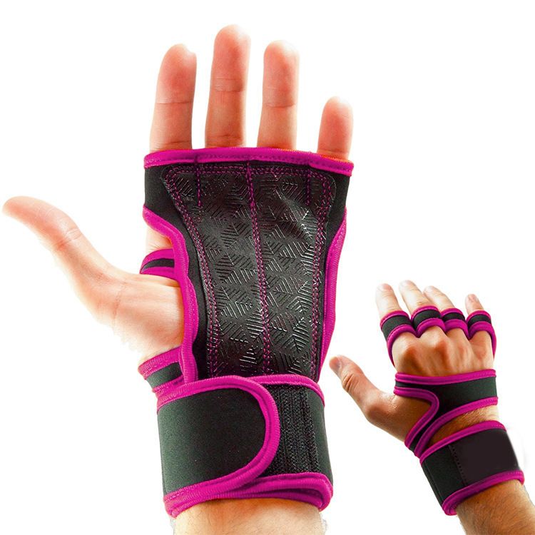 1 Pair Durable Weight Lifting Gloves For Intense Gym Sessions Gym Gloves Fitness Comfortable - Pink S