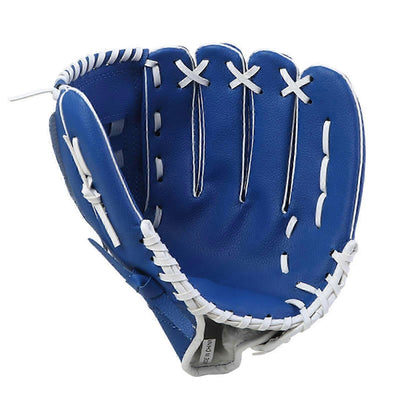 Youth Baseball Gloves Synthetic Leather Baseball Glove Sports Baseball for Women and Men Kids - Blue 10.5inch